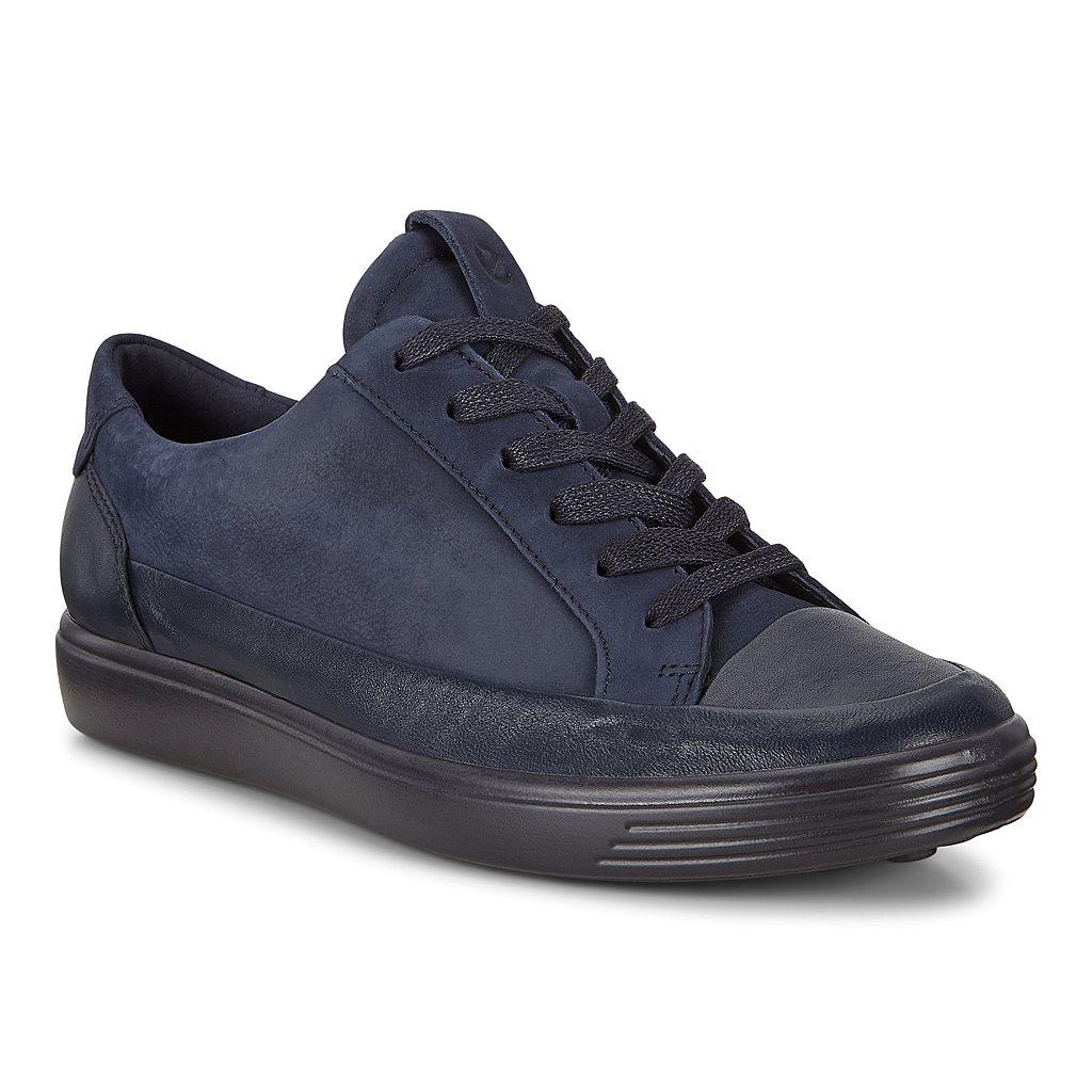 Baskets Ecco Soft 7 Femme Bleu 9637-AICLP